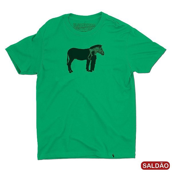 Zebra - Camiseta Basicona Unissex-Saldão