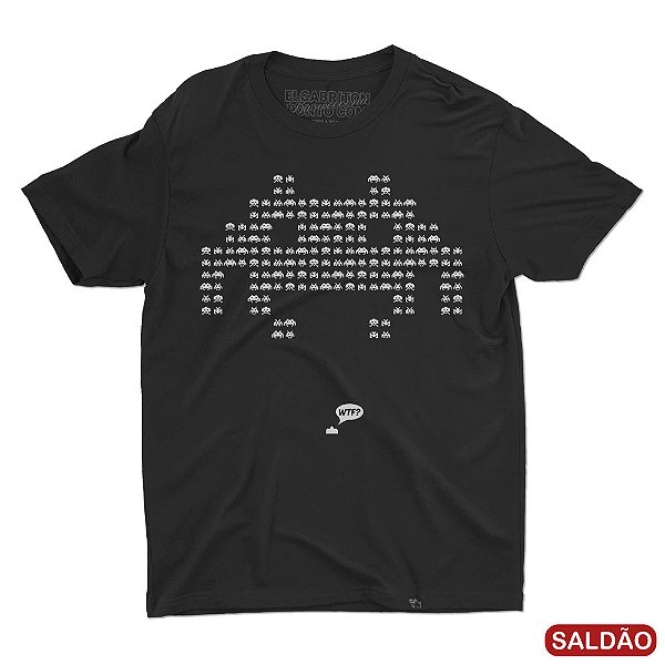 WTF? - Camiseta Basicona Unissex-Saldão