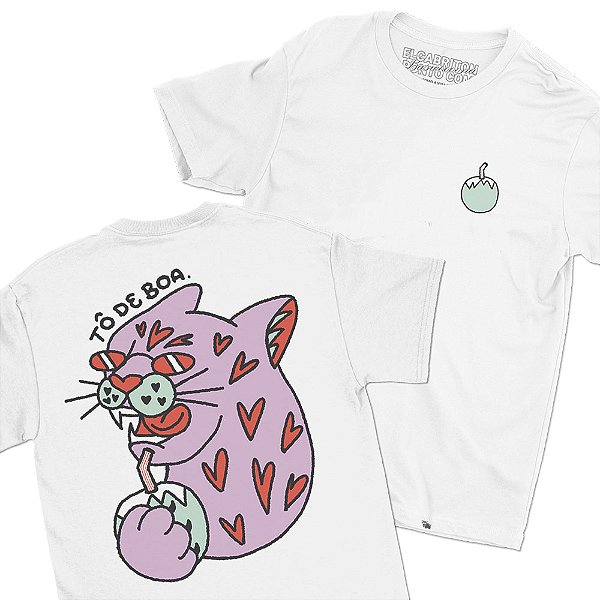 Tô de Boa de bia menoli - FRENTE e COSTAS - Camiseta Basicona Unissex