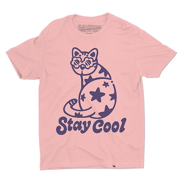 Stay Cool de Sofia Terzian Simonka - Camiseta Basicona Unissex