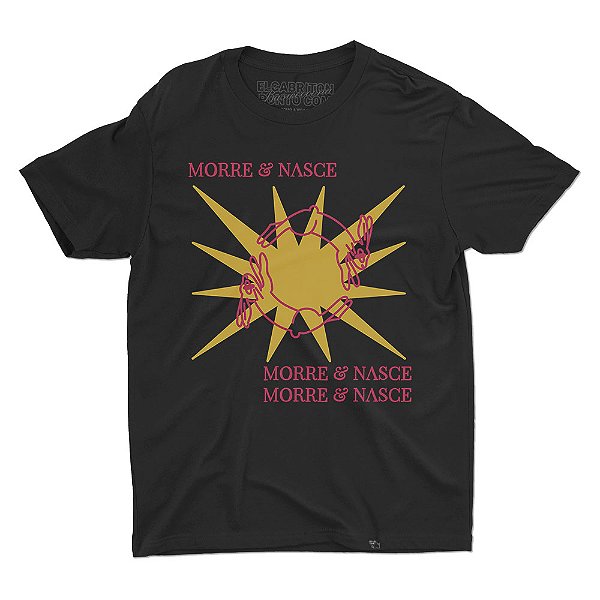 Morre & Nasce de Agulharis  - Camiseta Basicona Unissex