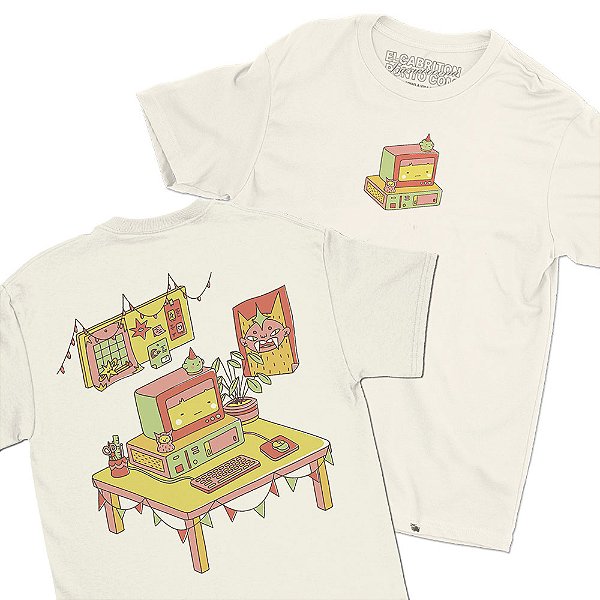 Setup dos Sonhos  - FRENTE e COSTAS - Camiseta Basicona Unissex