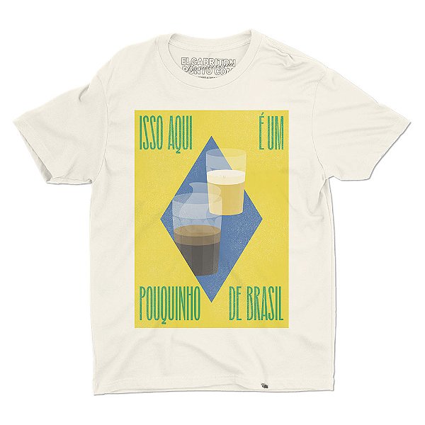 Isso Aqui é um Pouquinho de Brasil - Camiseta Basicona Unissex