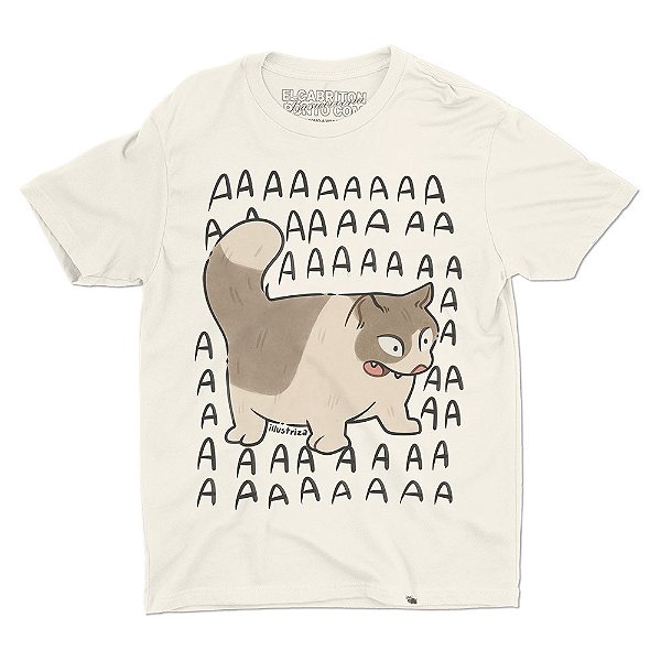 Gato AAAA - Camiseta Basicona Unissex
