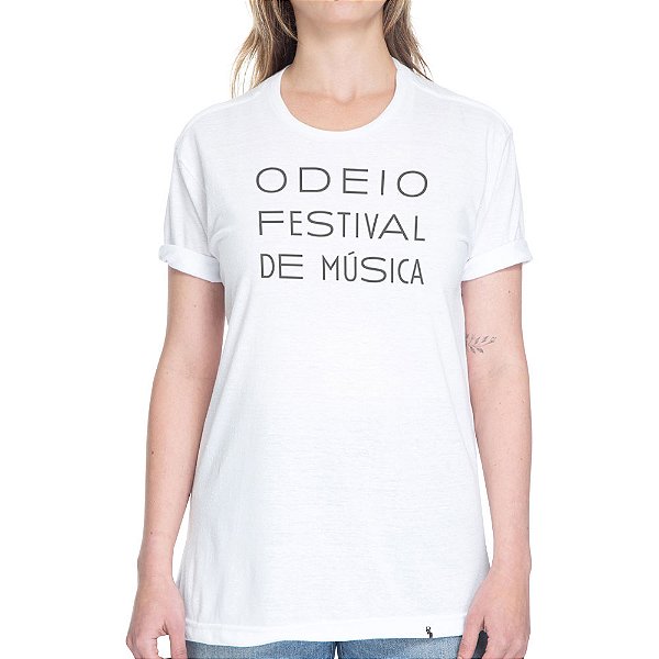 Odeio Festival de Música - Camiseta Basicona Unissex