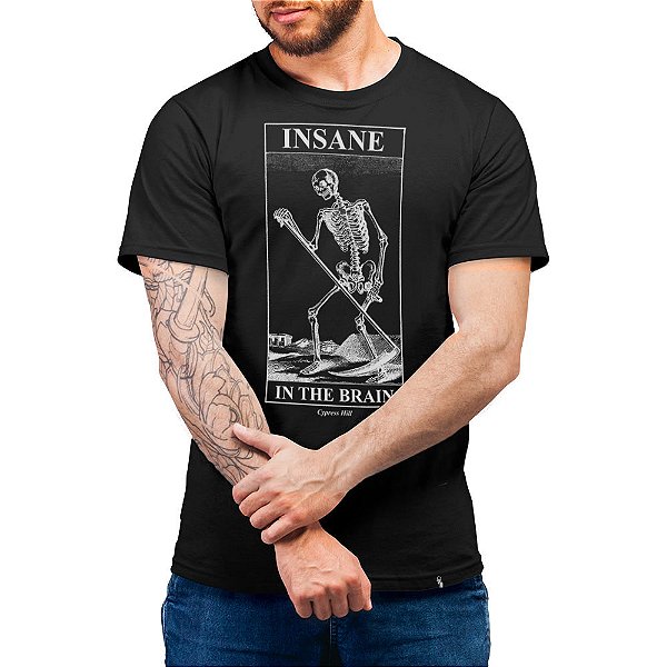 Insane in the Brain - Camiseta Basicona Unissex