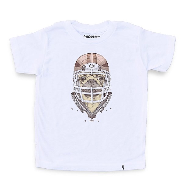 American Football Pug - Camiseta Clássica Infantil