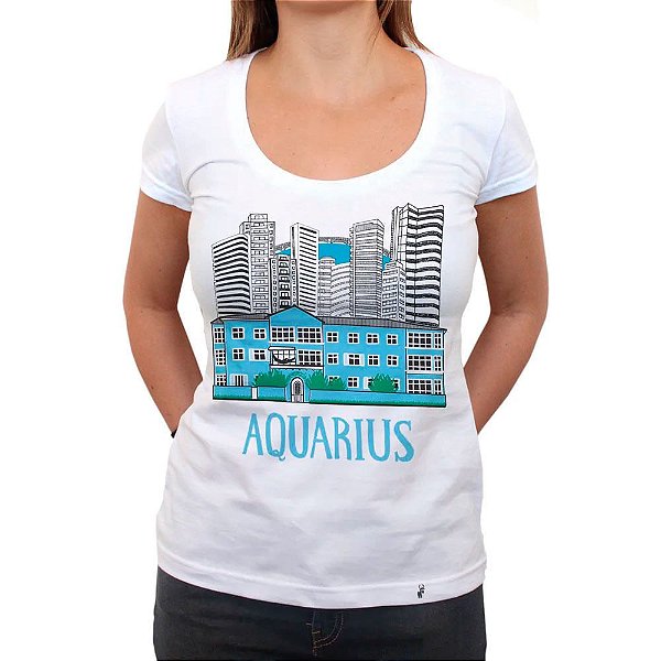 Aquarius Prédio - Camiseta Clássica Feminina