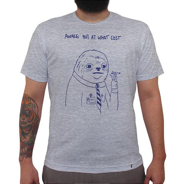 Awake, But At What Cost - Camiseta Clássica Masculina