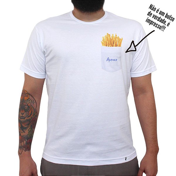 Batatas Apenas - Camiseta Clássica Masculina