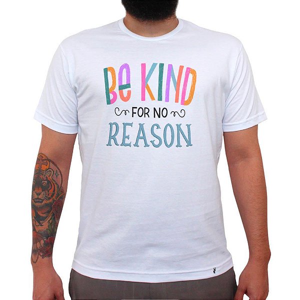 Be Kind For No Reason - Camiseta Clássica Masculina