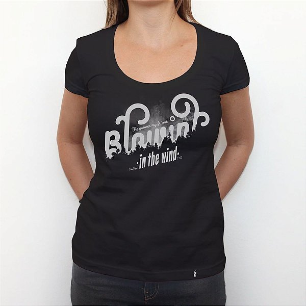 Blowin In The Wind - Camiseta Clássica Feminina