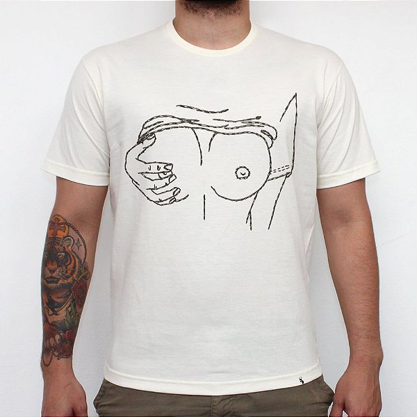 Boobs - Camiseta Clássica Masculina