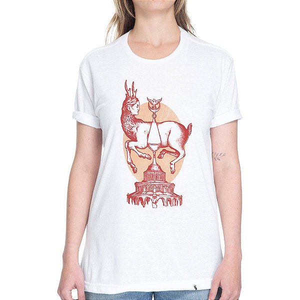 Cervo e Torre #cestabasica - Camiseta Basicona Unissex