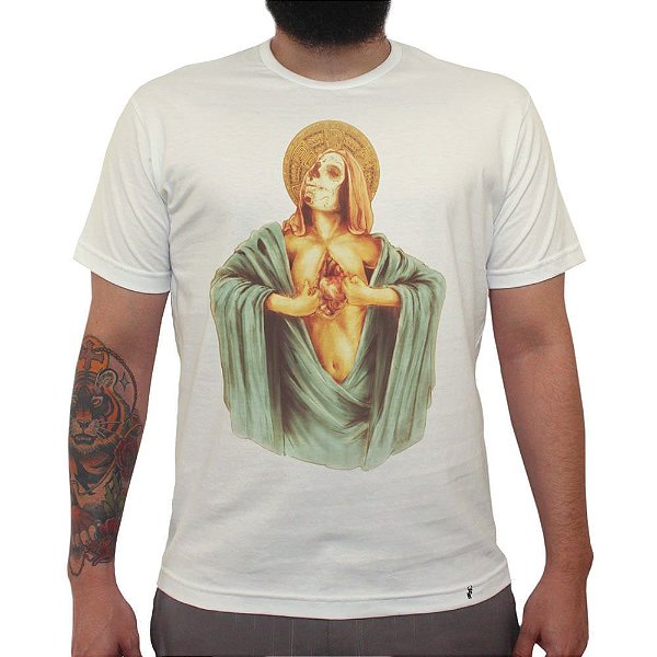 Corazon Abierto - Camiseta Clássica Masculina