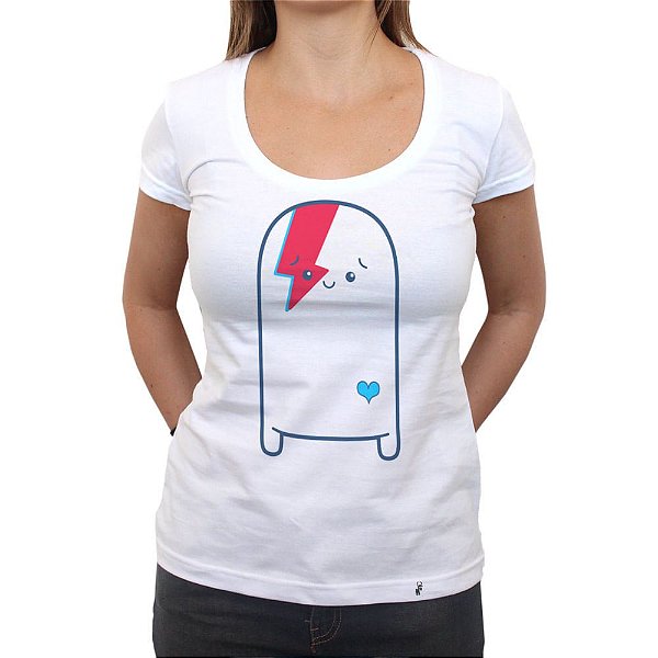 Cuti Bowie - Camiseta Clássica Feminina