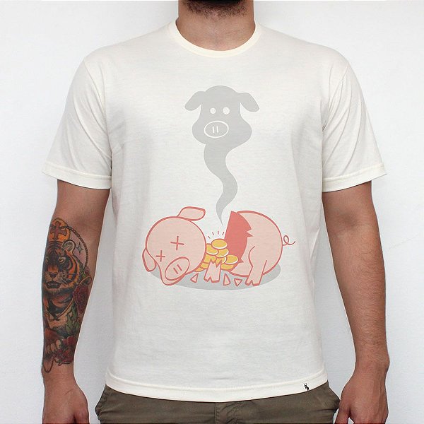 Espírito de Porco - Camiseta Clássica Masculina