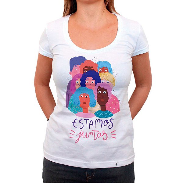 Estamos Juntas - Camiseta Clássica Feminina