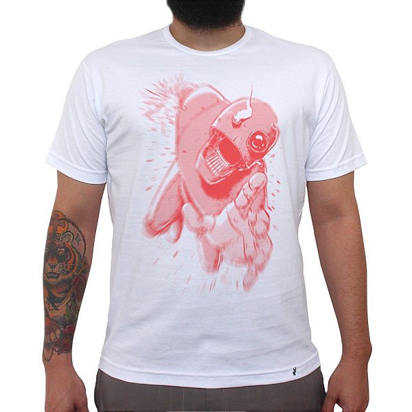 Falling Robot - Camiseta Clássica Masculina