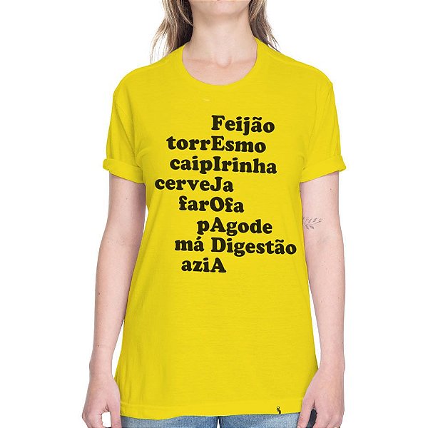 FEIJOADA - Camiseta Basicona Unissex