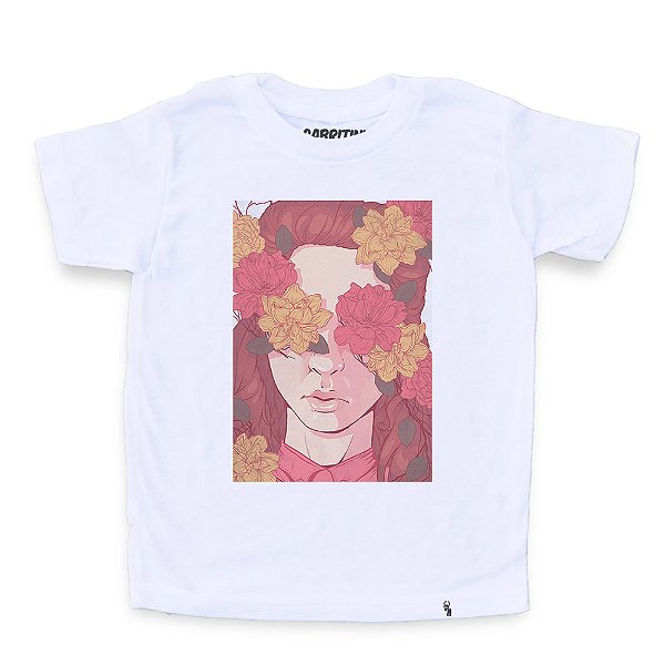 Floral Blindness - Camiseta Clássica Infantil