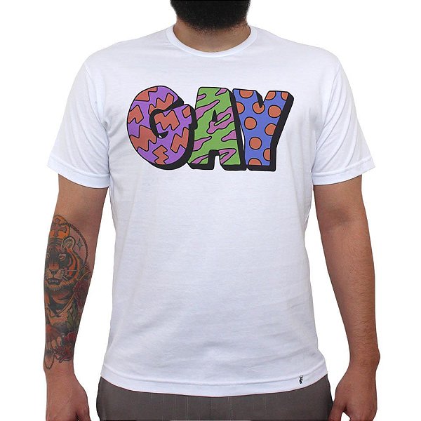 GAY - Camiseta Clássica Masculina