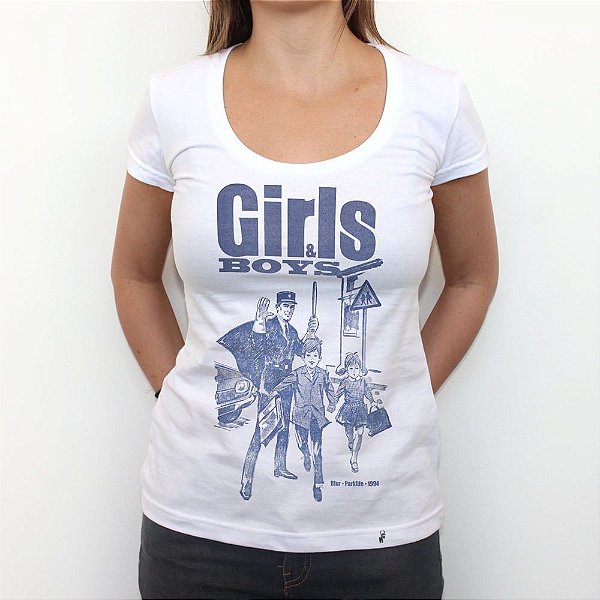 Girls & Boys - Camiseta Clássica Feminina