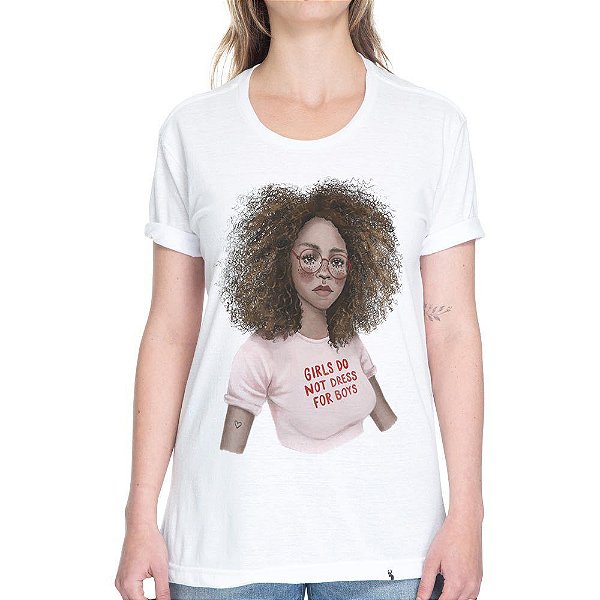 Girls Do Not Dress For Boys - Camiseta Basicona Unissex