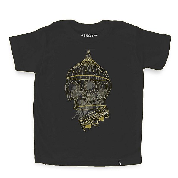 Golden Cage - Camiseta Clássica Infantil