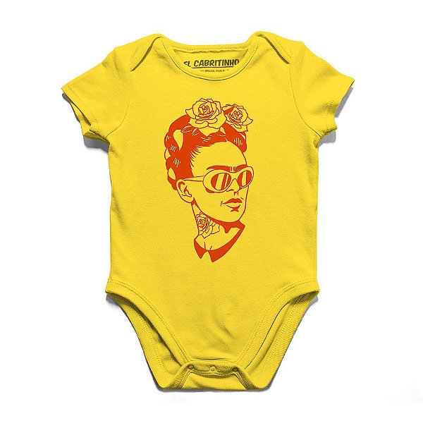 Kahlo Hipster - Body Infantil