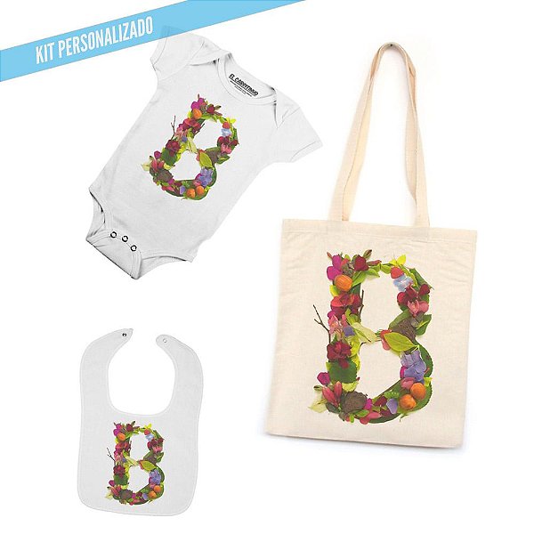 Kit Carmen Alphabet Personalizado - Body Infantil