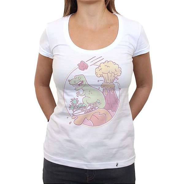 Lava Surfing - Camiseta Clássica Feminina