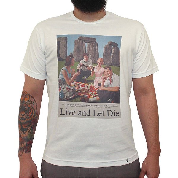Live and Let Die - Camiseta Clássica Masculina