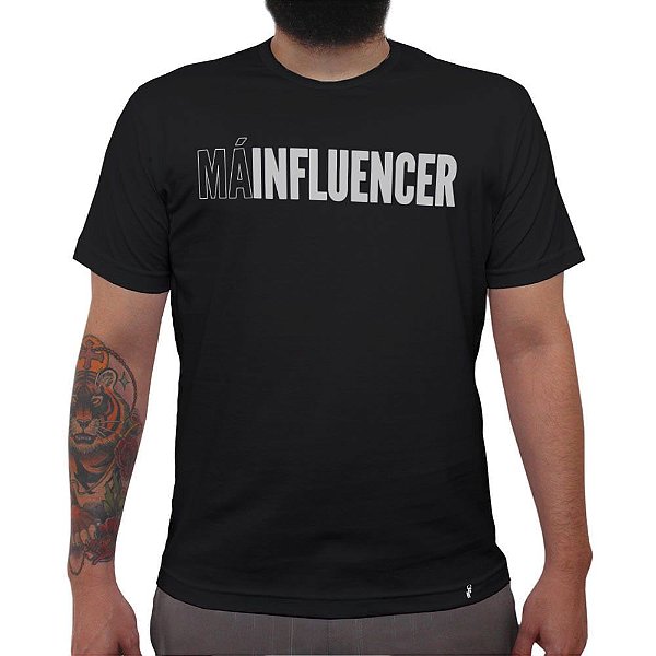 Má Influencer - Camiseta Clássica Masculina