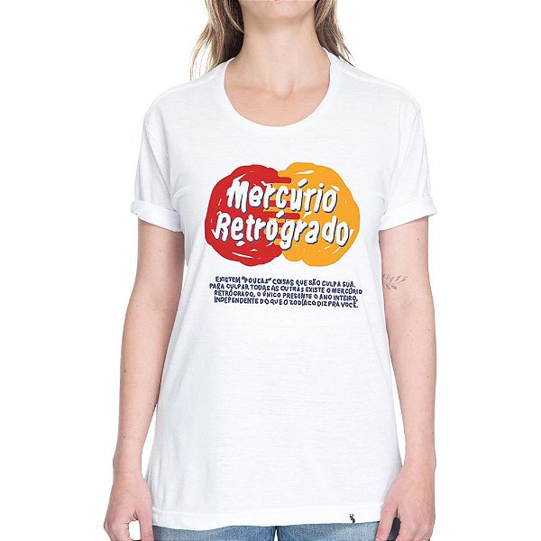 Mercúrio Retrógrado - Camiseta Basicona Unissex