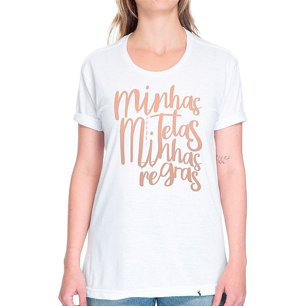 Minhas Tetas, Minhas Regras - Camiseta Basicona Unissex