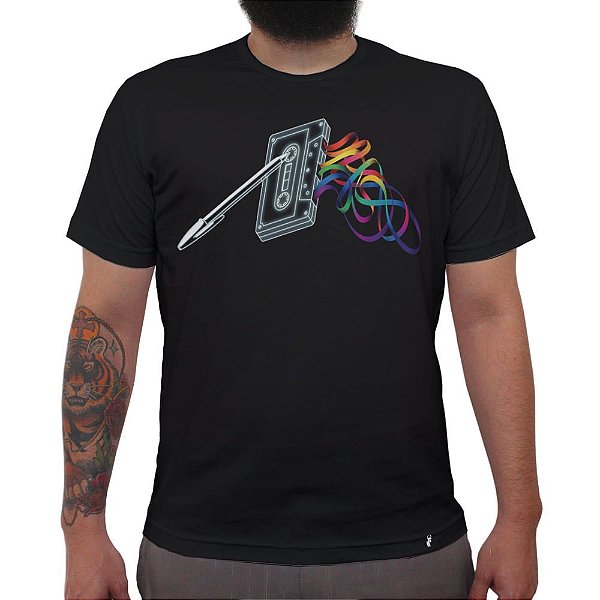 Mixtape - Dark Side of the Tape - Camiseta Clássica Masculina