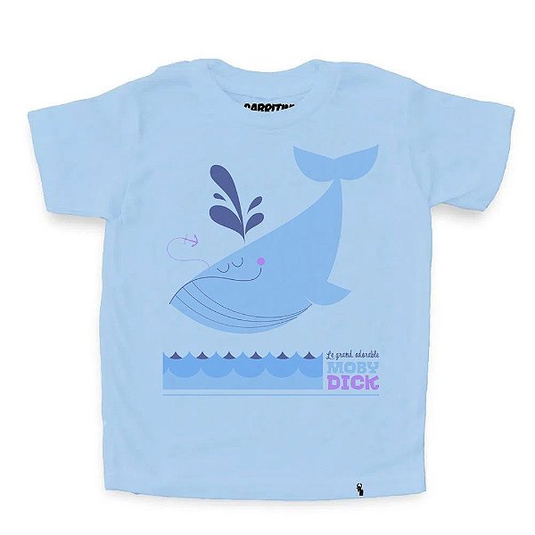 Moby Dick - Camiseta Clássica Infantil