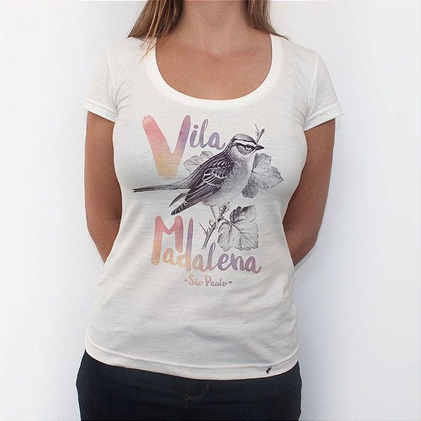 Passarinho Madalena - Camiseta Clássica Feminina