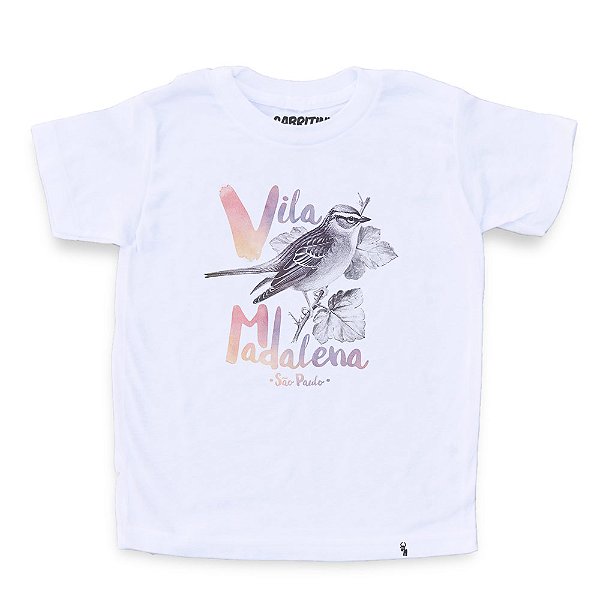 Passarinho Madalena - Camiseta Clássica Infantil