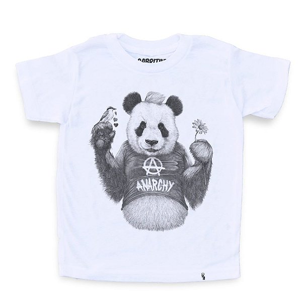 Punk Panda - Camiseta Clássica Infantil