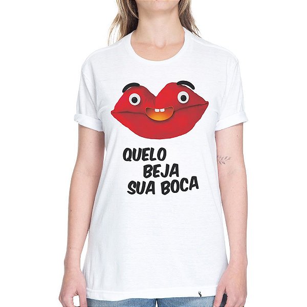 Quelo Beja Sua Boca - Camiseta Basicona Unissex