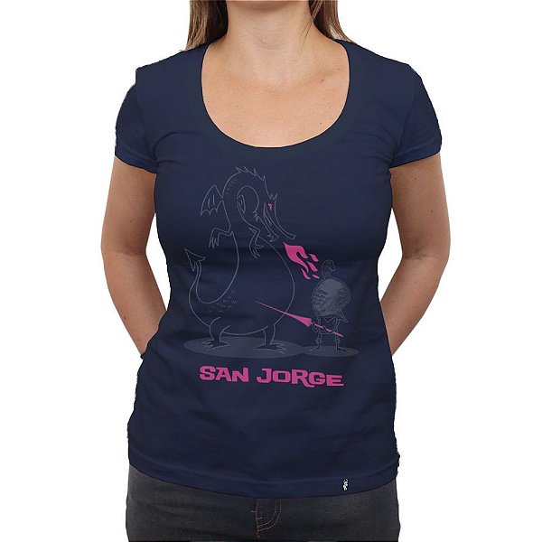 San Jorge - Camiseta Clássica Feminina