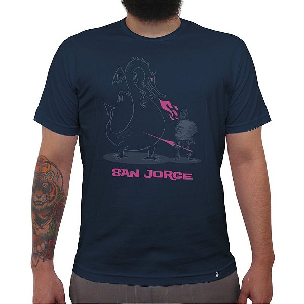 San Jorge - Camiseta Clássica Masculina