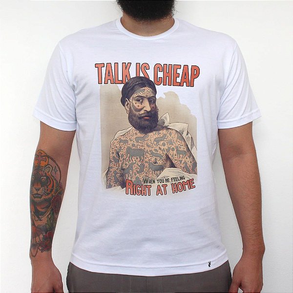 Talk is Cheap - Camiseta Clássica Masculina