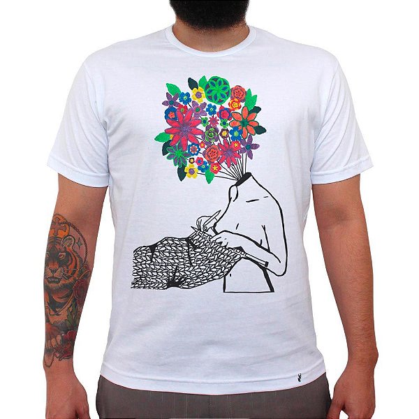 Tudo São Flores - Camiseta Clássica Masculina