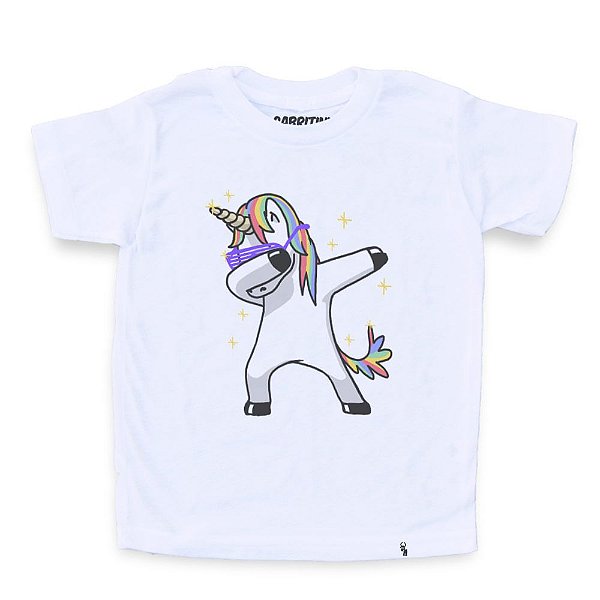 Unicorn Dabbing - Camiseta Clássica Infantil