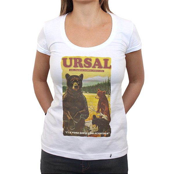 URSAL Lá Fora - Camiseta Clássica Feminina