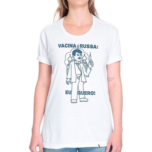 Vacina Russa - Camiseta Basicona Unissex