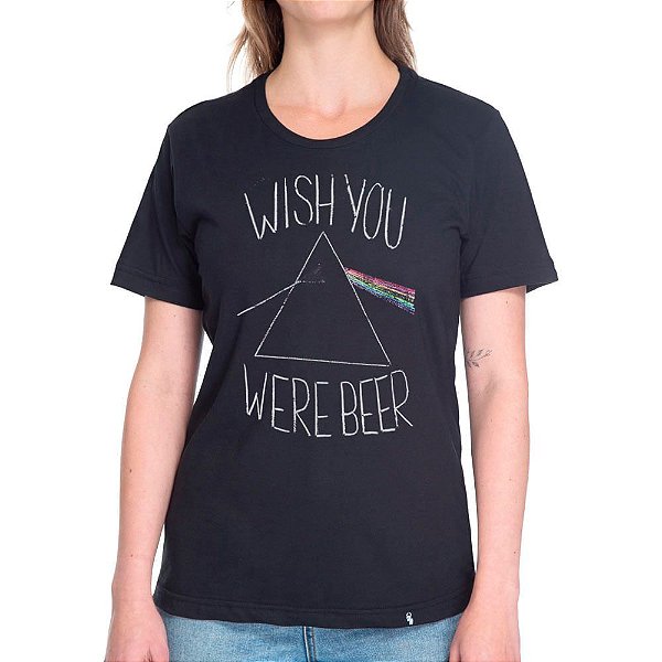 Wish You Were Beer - Camiseta Basicona Unissex